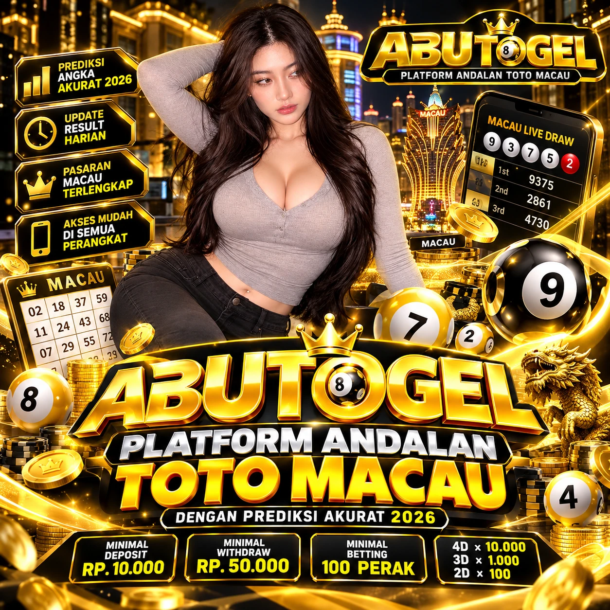 ABUTOGEL : Platform Andalan Toto Macau Dengan Prediksi Akurat 2026